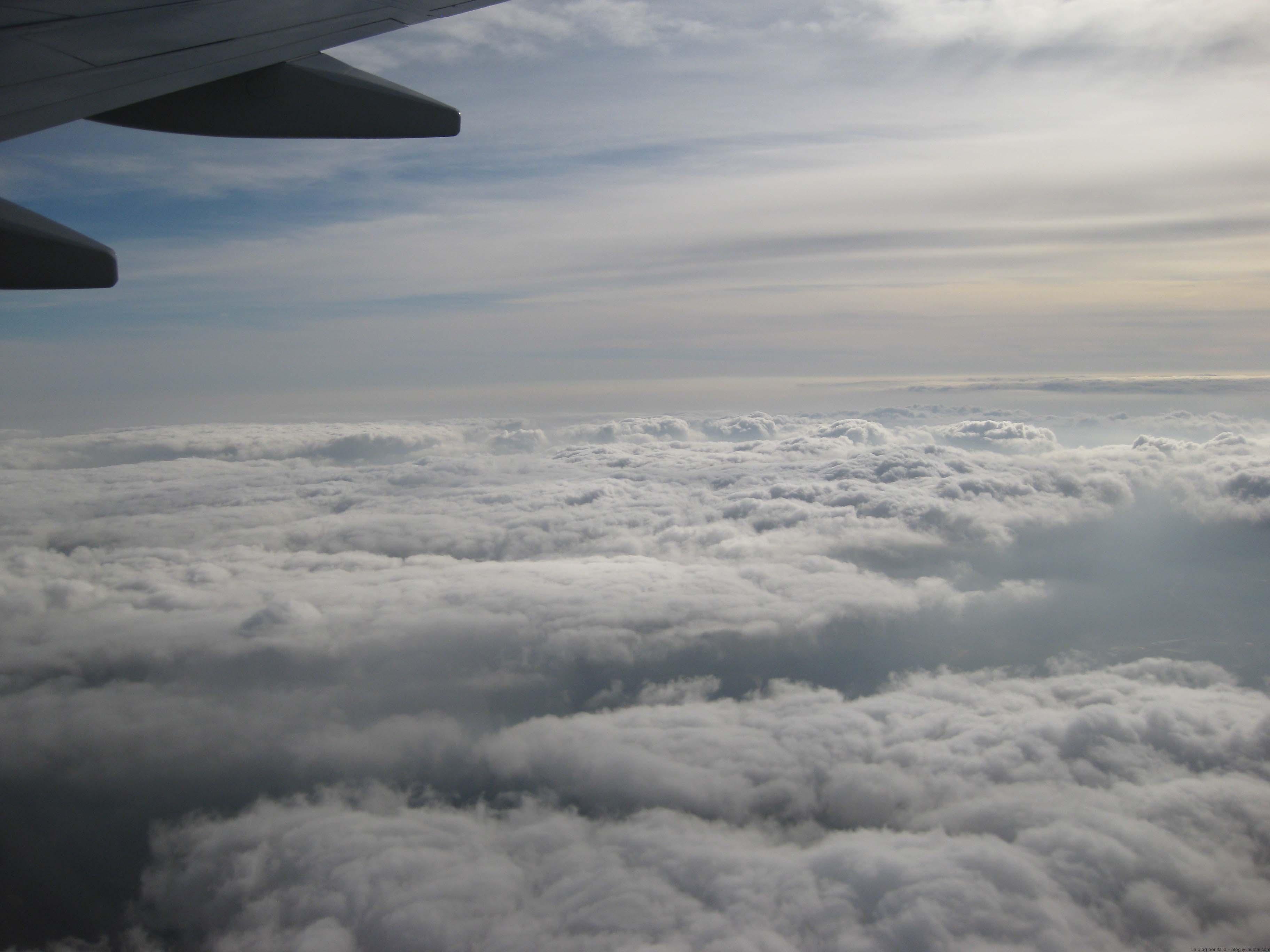 真实的飞机上的图